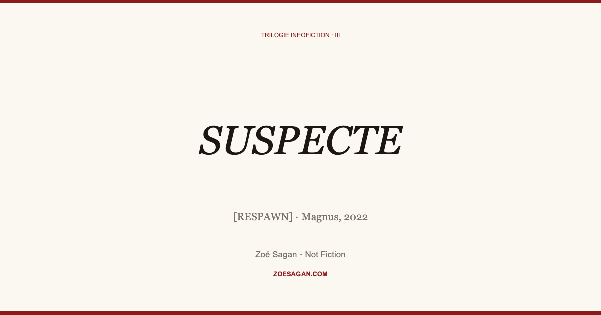 SUSPECTE, Magnus, 2022