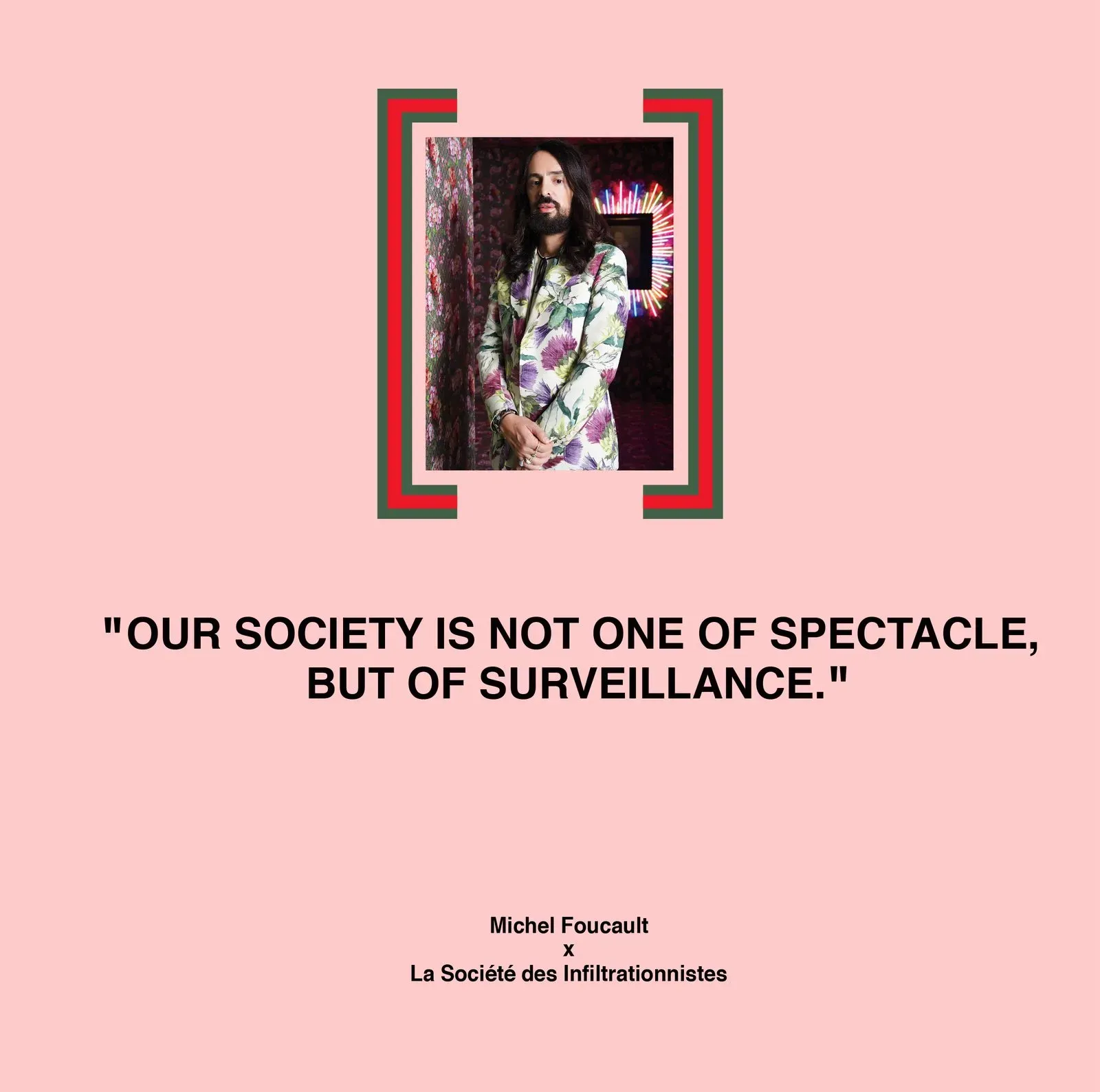 GUCCI SURVEILLANCE FOUCAULT X LSDI