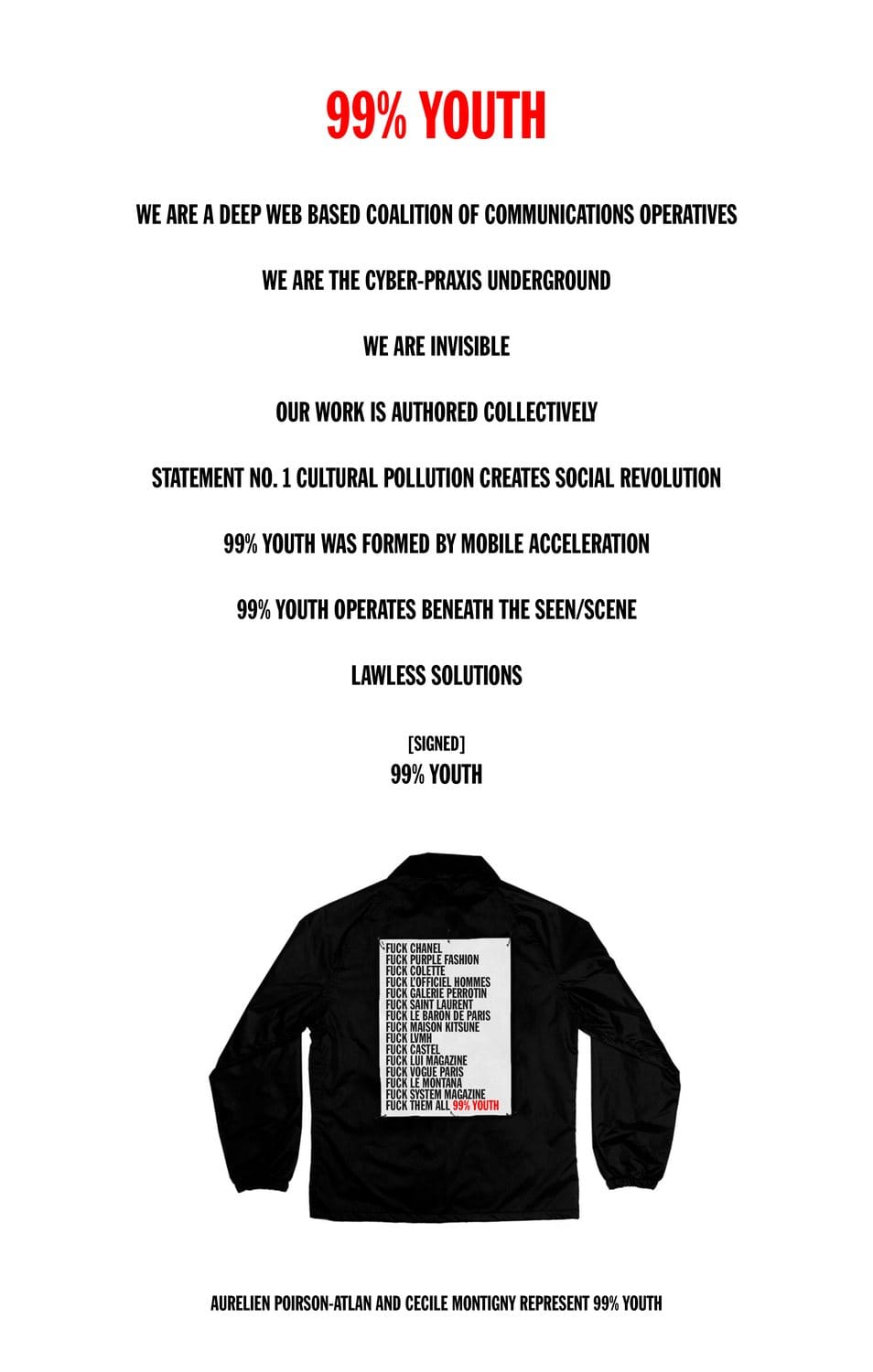 99% YOUTH · signé
