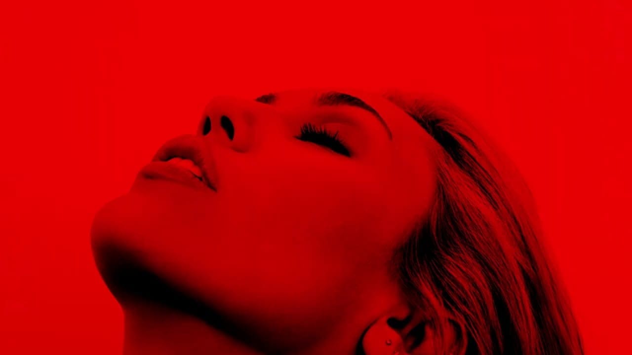 Visuel rouge de Miley pour l'audio officiel de Redlights