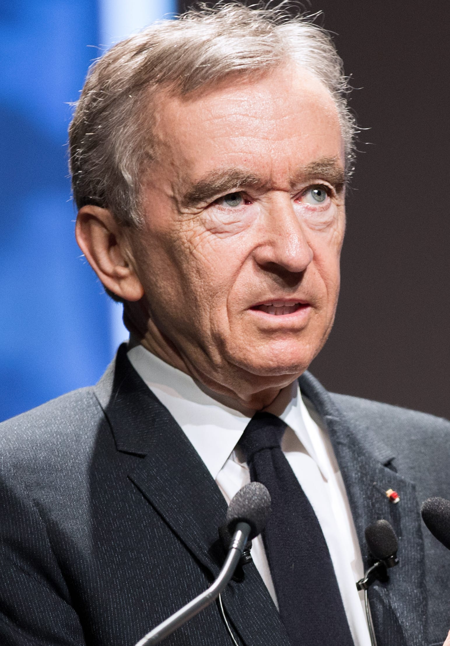 Bernard Arnault photographié en 2017. Portrait d’archive du dirigeant deLVMH.