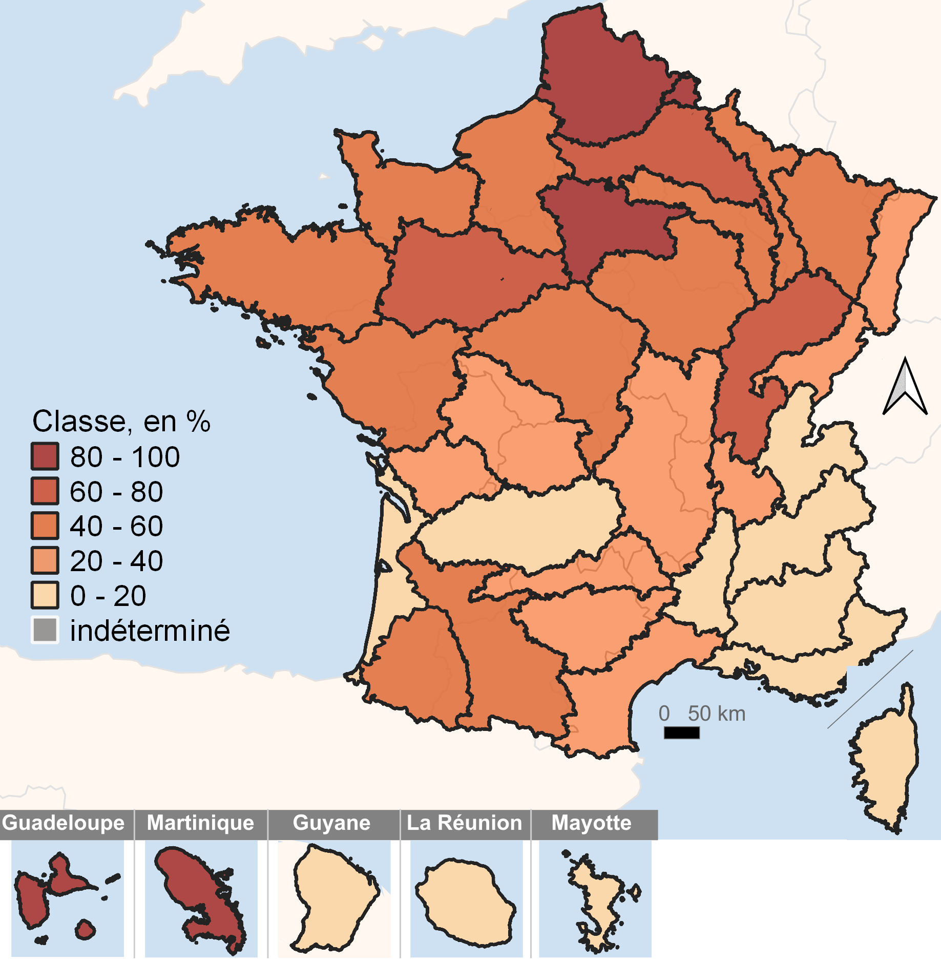 L’eau sale, le classement propre
