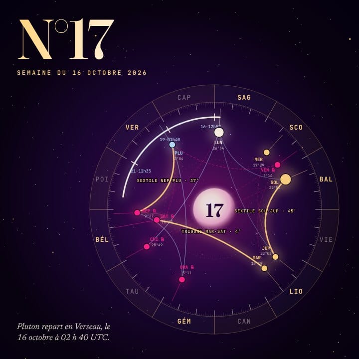 Horoscope z/S numéro 17, ciel de la semaine du 2026-10-16