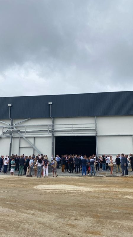 Présentation de l'avancée des travaux de l'usine Agronutris qui devrait être inaugurée à l'automne.