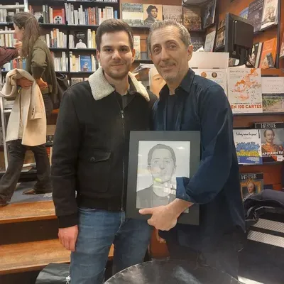 Gad Elmaleh et Cédric Rémia.