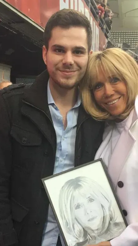 Cédric Rémia a rencontré la première dame de France.