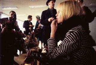 Arrive à New York pour la promotion de Viva Maria