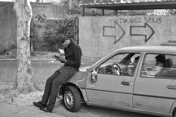 Scène de vie au Ponzo, quartier Monclar à Avignon