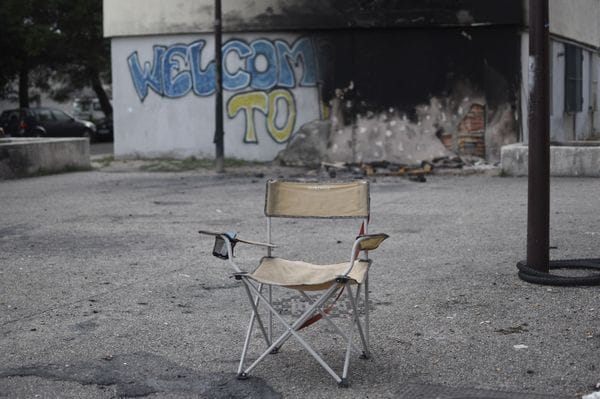 Scène de vie au Ponzo, quartier Monclar à Avignon
