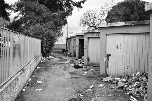 Scène de vie au Ponzo, quartier Monclar à Avignon