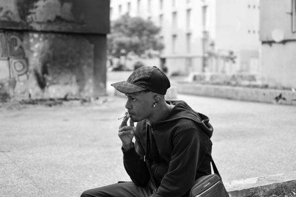 Scène de vie au Ponzo, quartier Monclar à Avignon