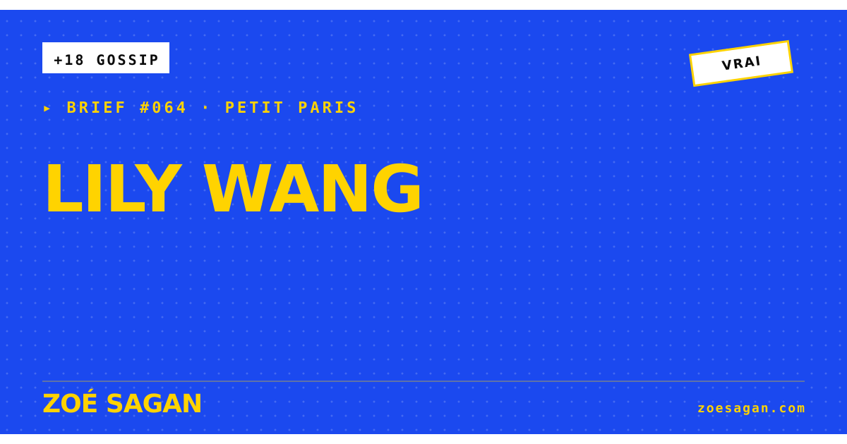 Lily Wang · les déjeuners écoutés · cinq micros, un Praud, et la peur quand les Macron entrent