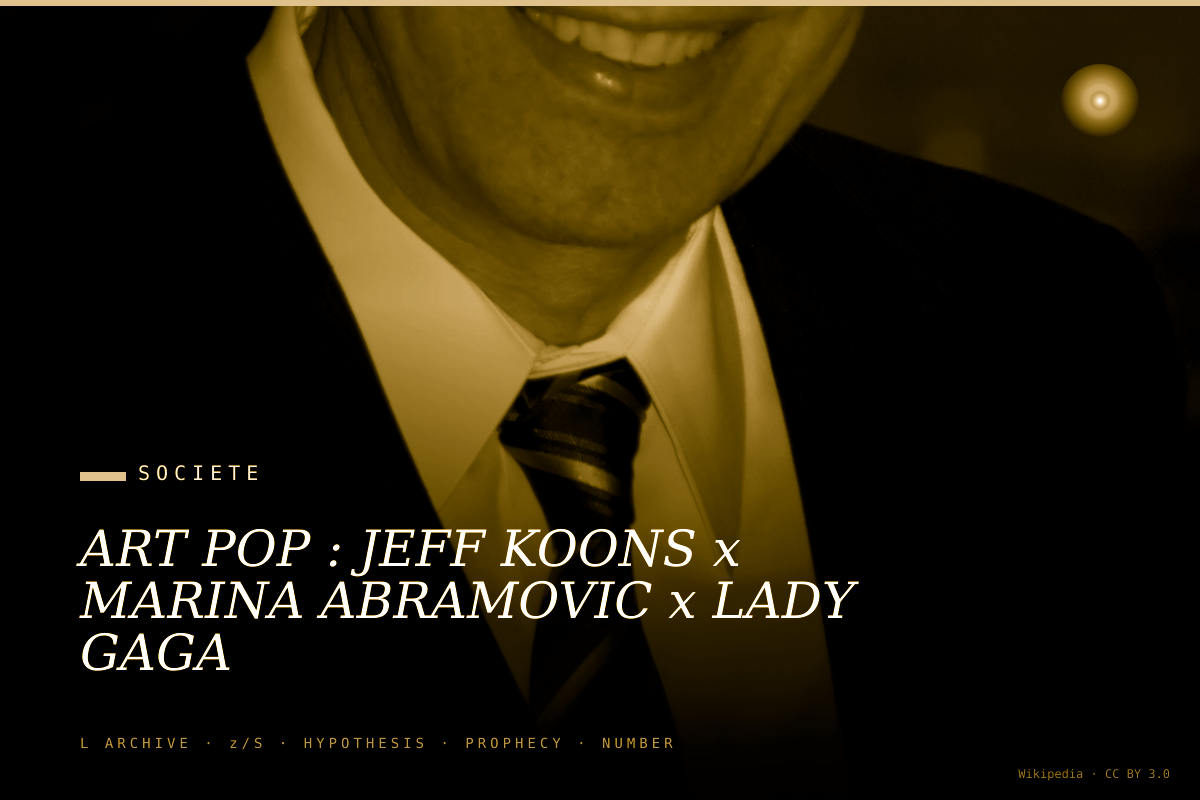 ART POP : JEFF KOONS x MARINA ABRAMOVIC x LADY GAGA