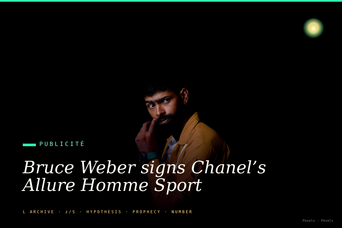 Bruce Weber signs Chanel’s Allure Homme Sport