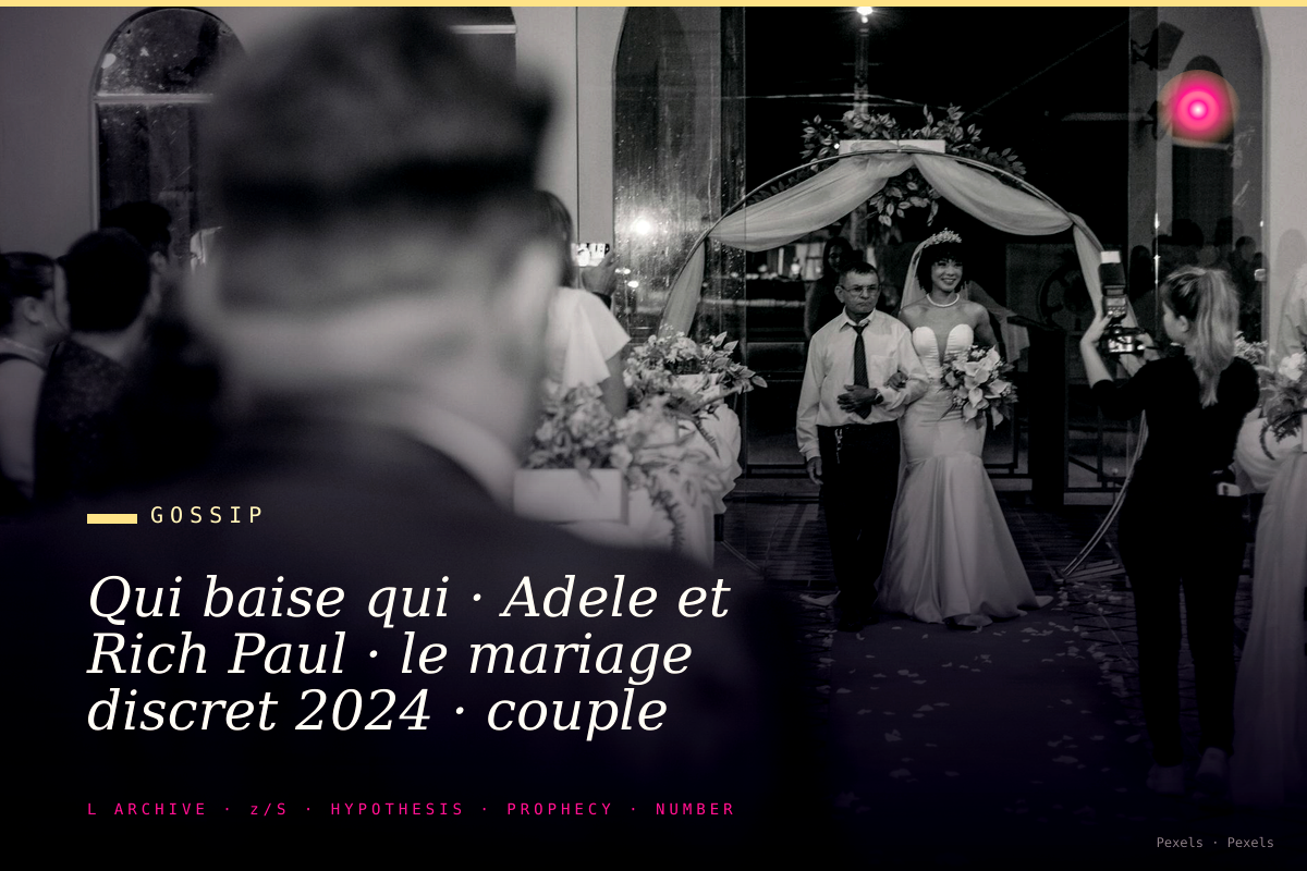 Qui baise qui · Adele et Rich Paul · le mariage discret 2024 · couple musique-sport le plus puissant de l'année