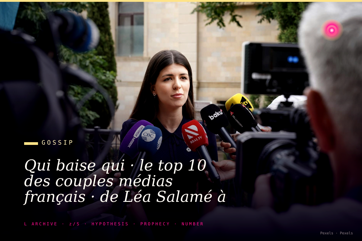 Qui baise qui · le top 10 des couples médias français · de Léa Salamé à Mélissa Theuriau