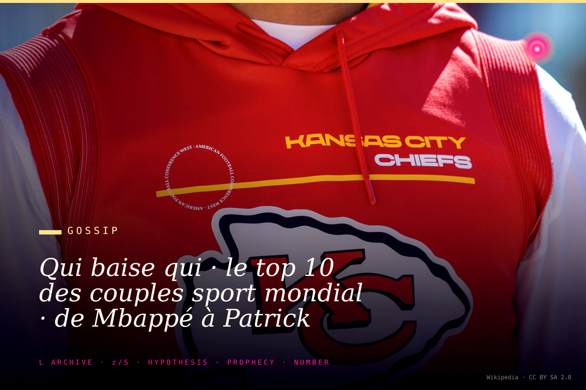 Qui baise qui · le top 10 des couples sport mondial · de Mbappé à Patrick Mahomes