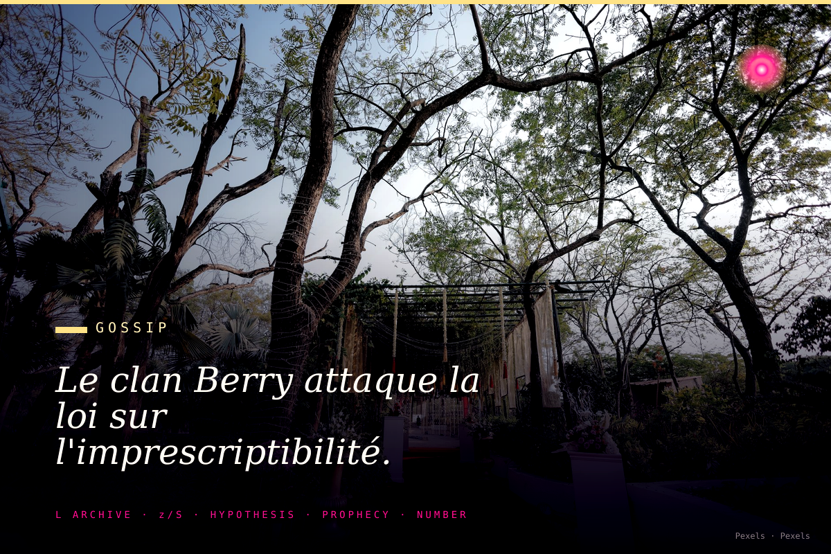 Le clan Berry attaque la loi sur l'imprescriptibilité. Coline est seule contre eux.