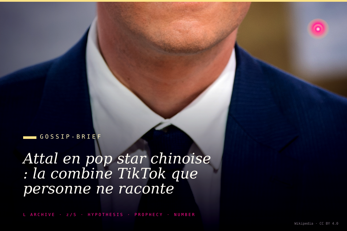Attal en pop star chinoise : la combine TikTok que personne ne raconte