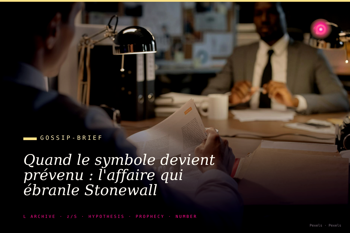Quand le symbole devient prévenu : l'affaire qui ébranle Stonewall