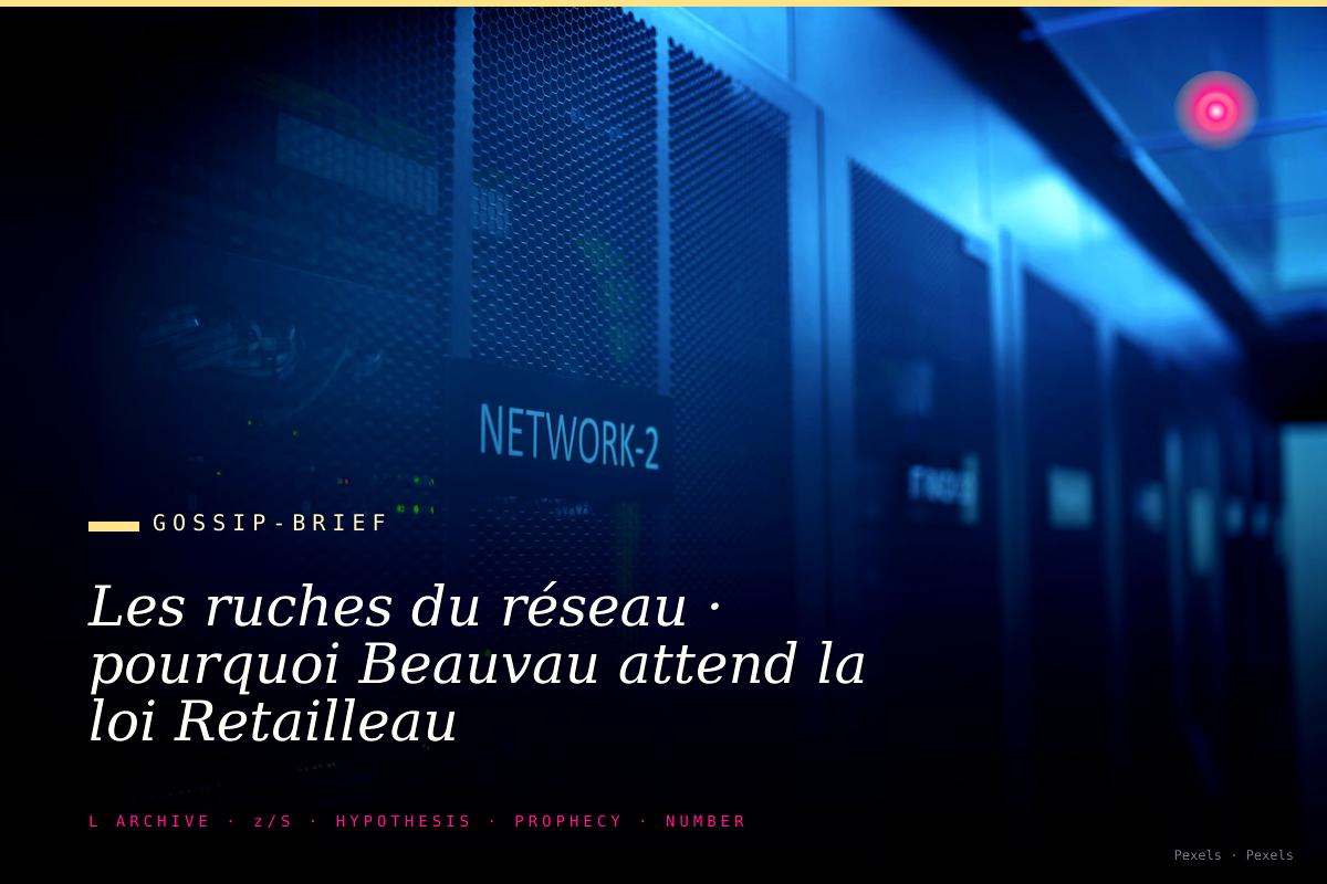 Les ruches du réseau · pourquoi Beauvau attend la loi Retailleau