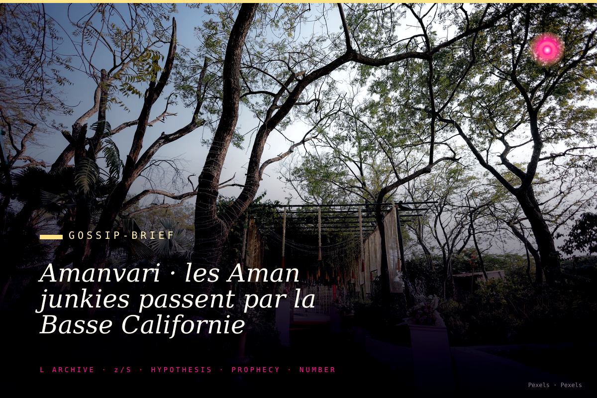 Amanvari · les Aman junkies passent par la Basse Californie