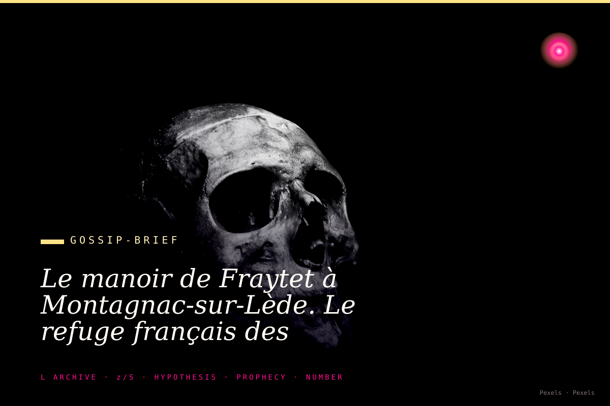 Le manoir de Fraytet à Montagnac-sur-Lède. Le refuge français des Maxwell depuis les années 1980. Al Seckel mort en Lot.