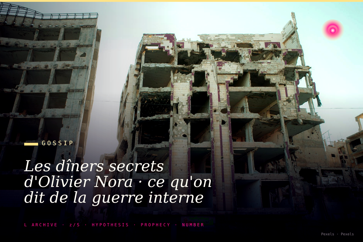 Les dîners secrets d'Olivier Nora · ce qu'on dit de la guerre interne chez Grasset