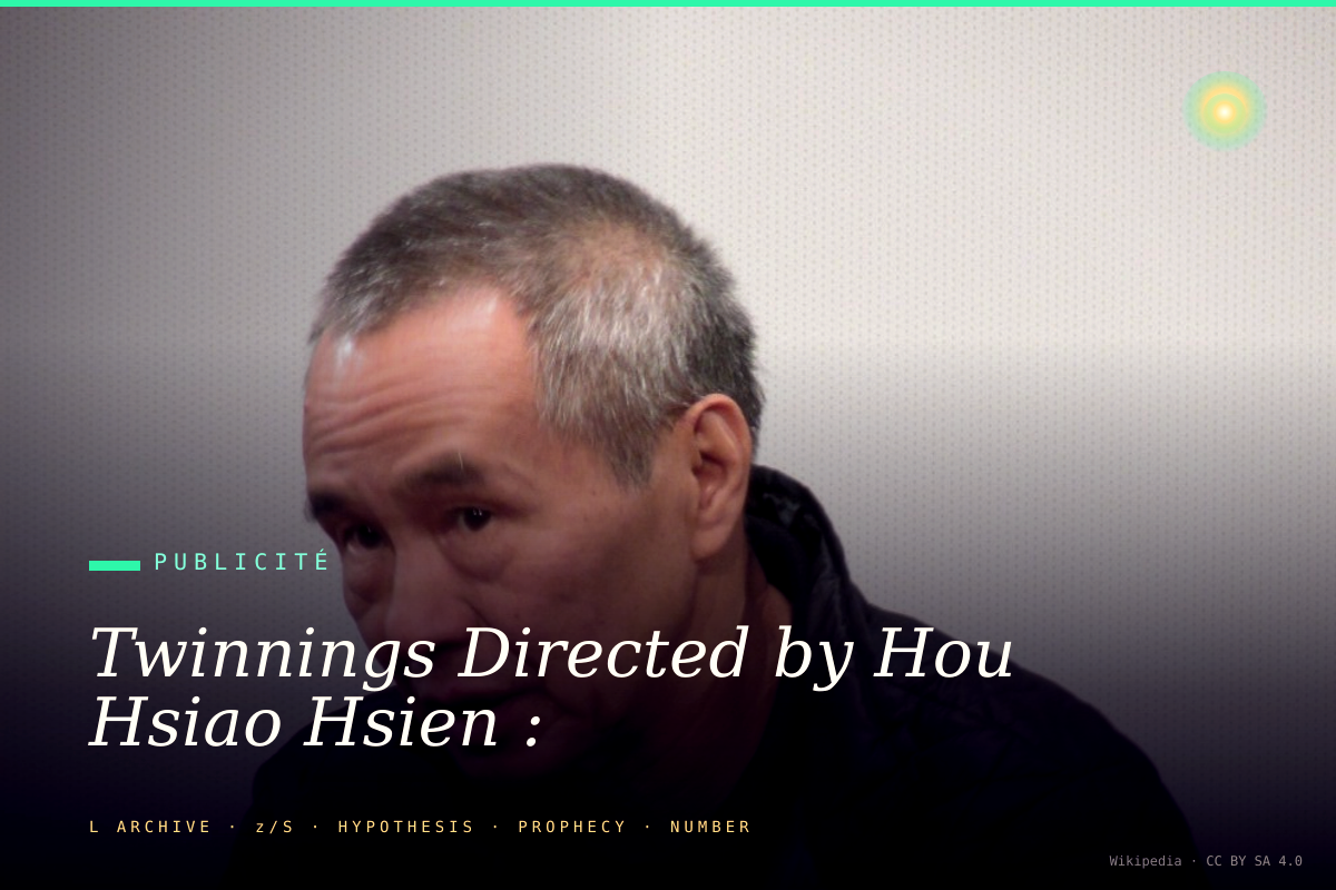 Twinnings Directed by Hou Hsiao Hsien :