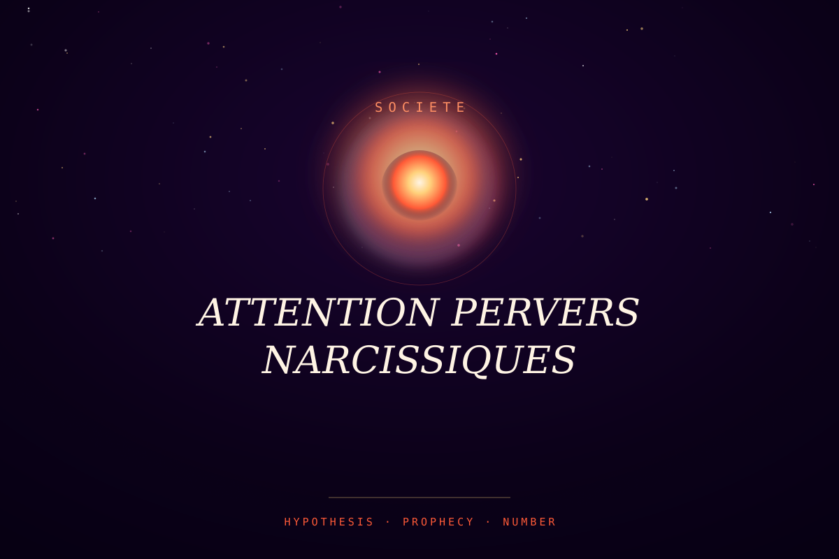 ATTENTION PERVERS NARCISSIQUES