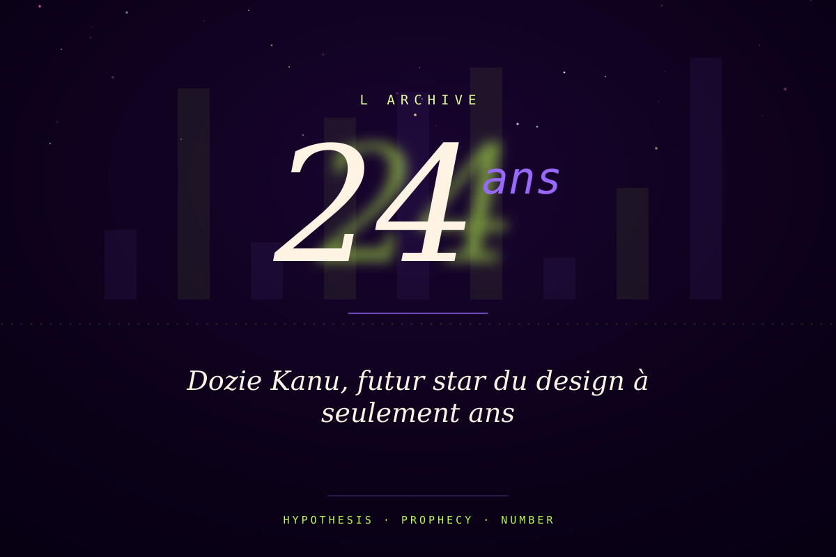 Dozie Kanu, futur star du design à seulement 24 ans
