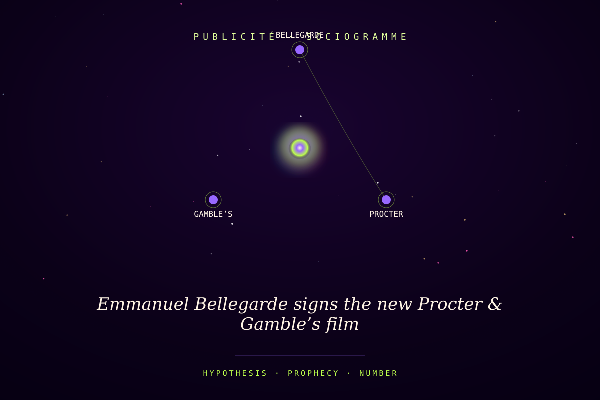 Emmanuel Bellegarde signs the new Procter & Gamble’s film
