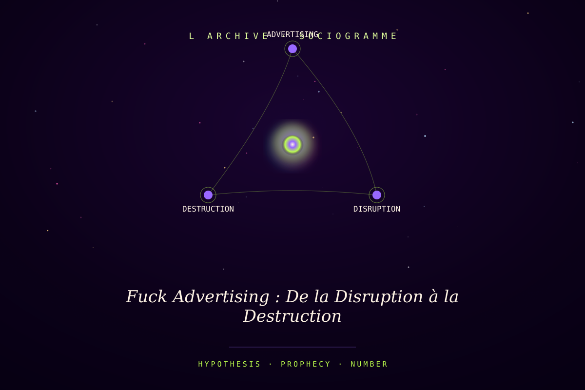 Fuck Advertising : De la Disruption à la Destruction