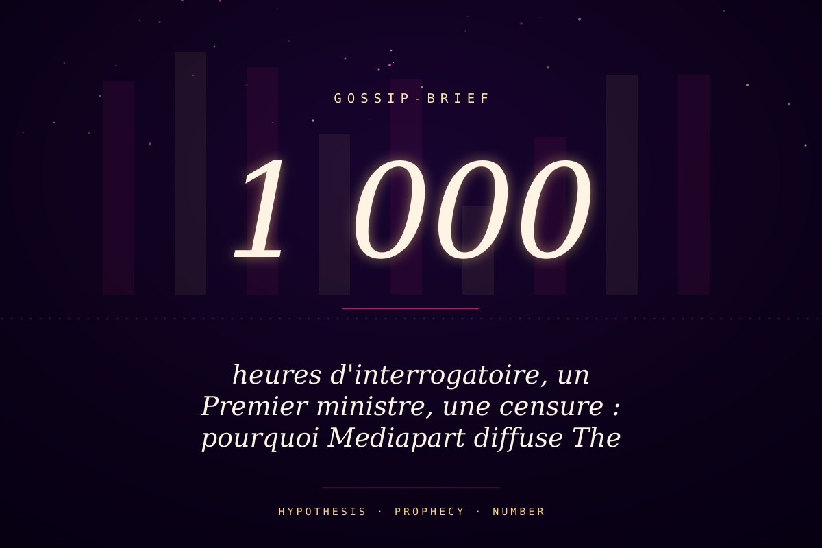 1 000 heures d'interrogatoire, un Premier ministre, une censure : pourquoi Mediapart diffuse The Bibi Files interdit en 