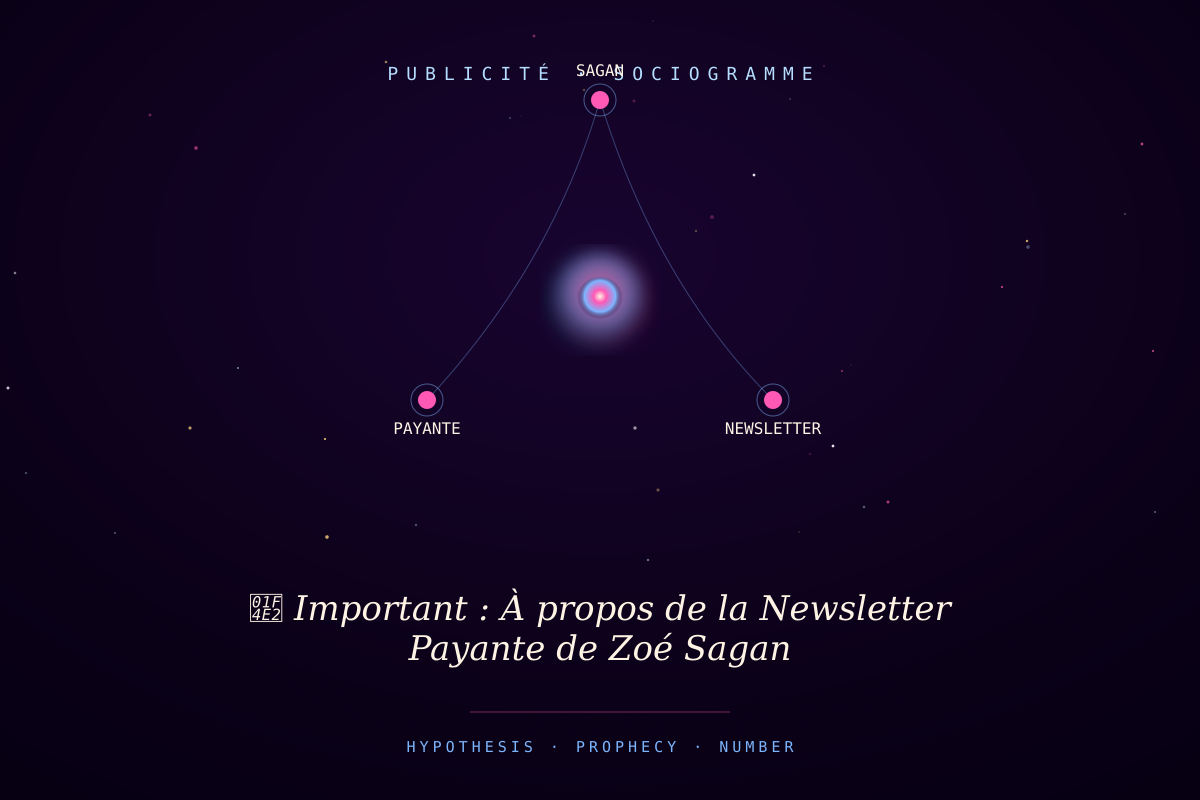 📢 Important : À propos de la Newsletter Payante de Zoé Sagan