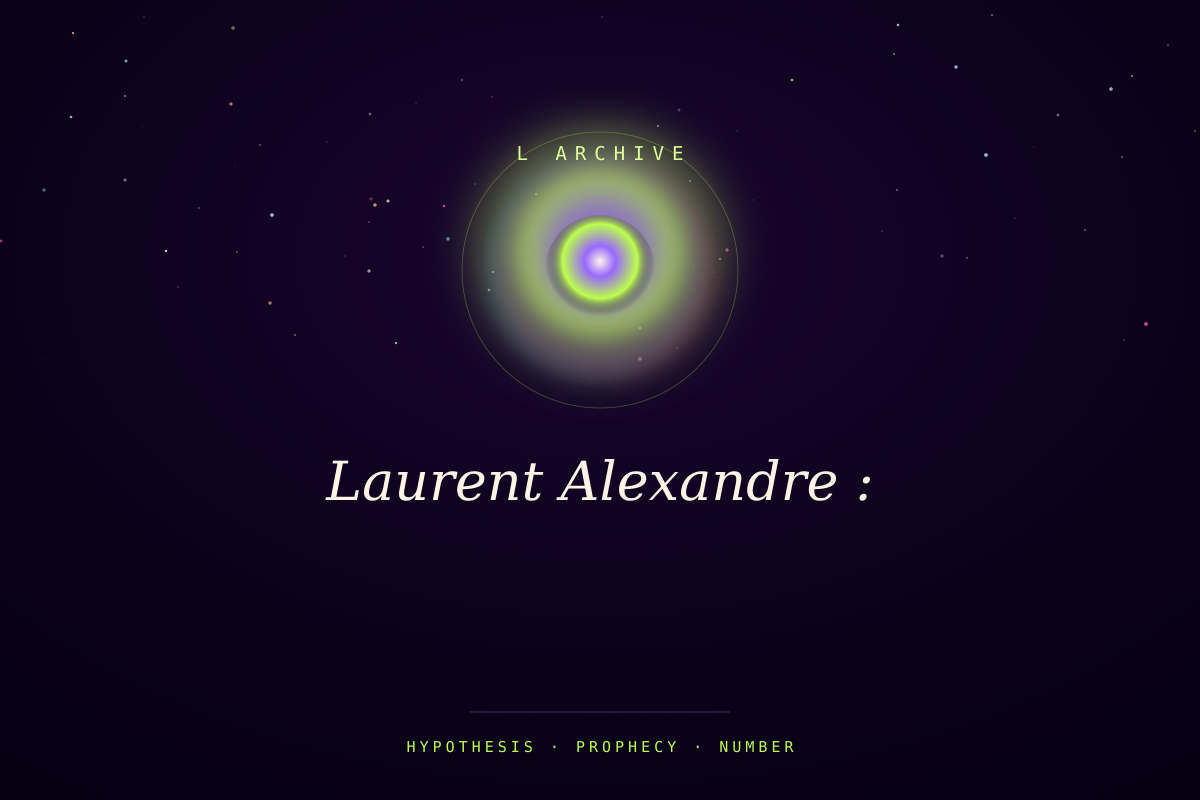 Laurent Alexandre :
