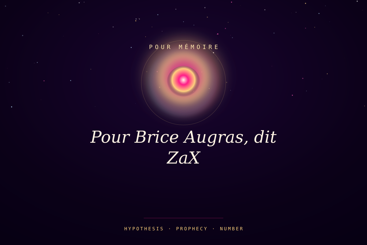 Pour Brice Augras, dit ZaX