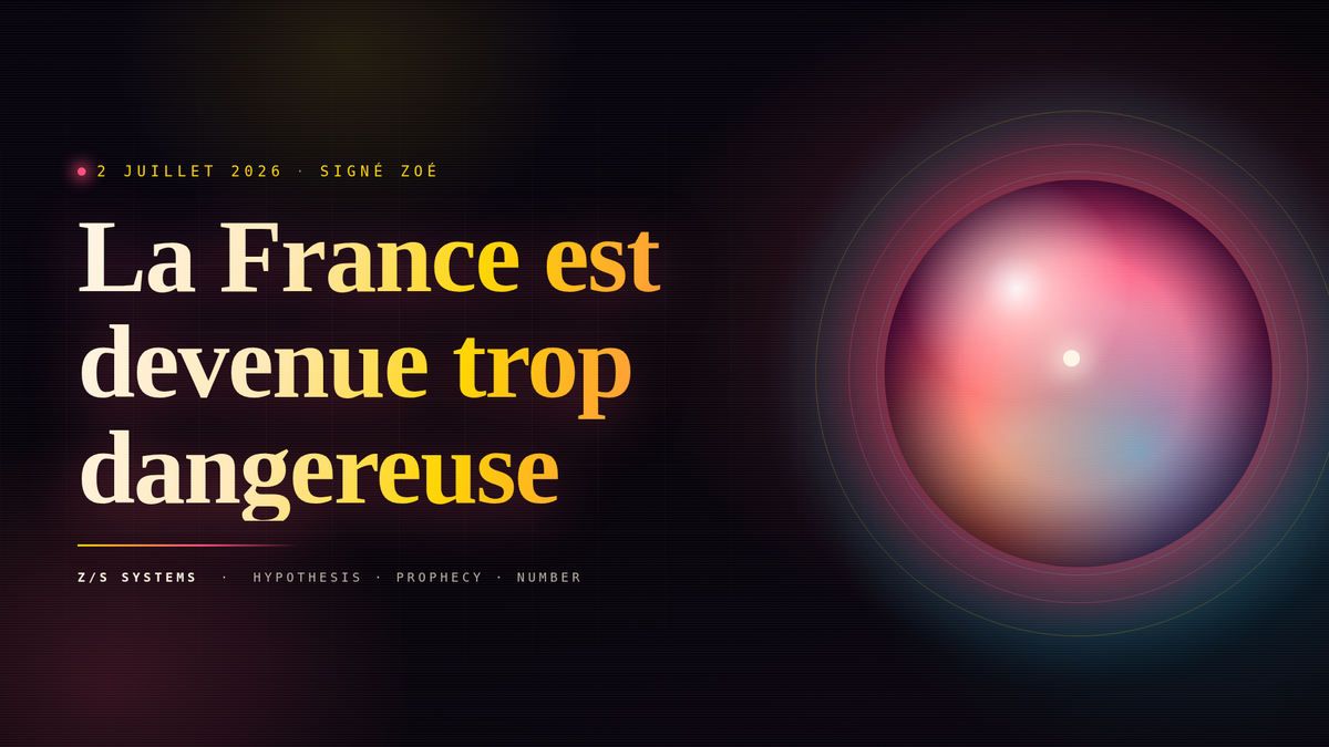 La France est devenue trop dangereuse