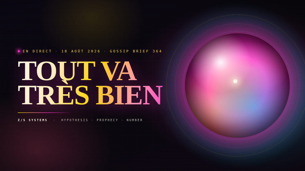 Tout va très bien.