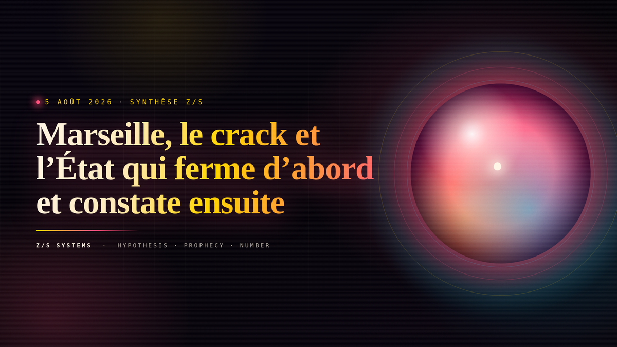 Marseille, le crack et l’État qui ferme d’abord et constate ensuite