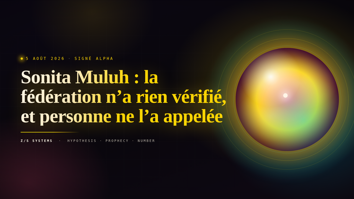 Sonita Muluh : la fédération n’a rien vérifié, et personne ne l’a appelée