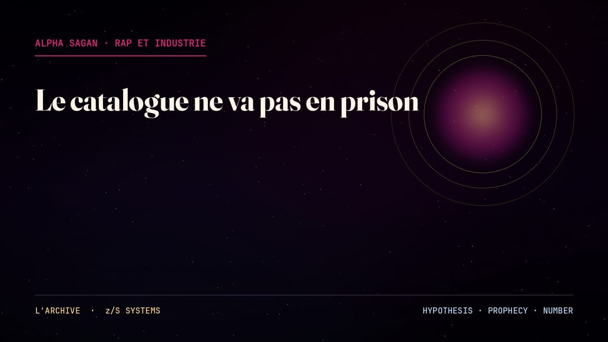 Hero Pop Spectrale · Le catalogue ne va pas en prison