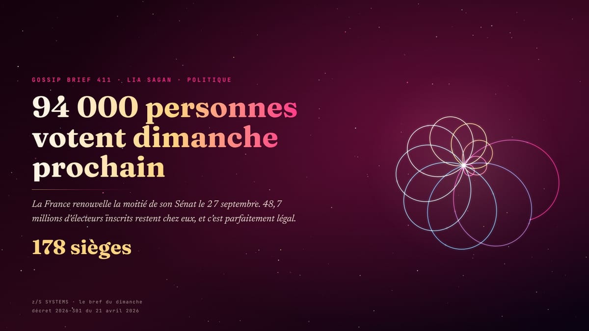 94 000 personnes votent dimanche. 48,7 millions regardent.