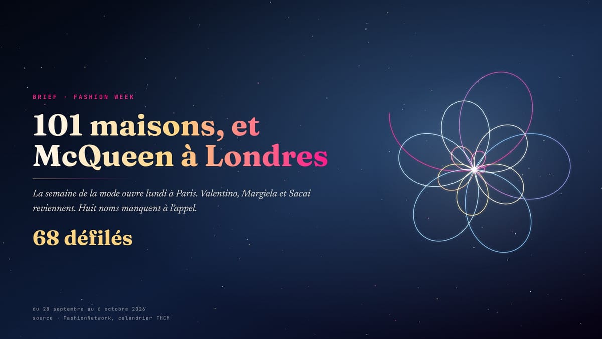 101 maisons à Paris, et McQueen à Londres