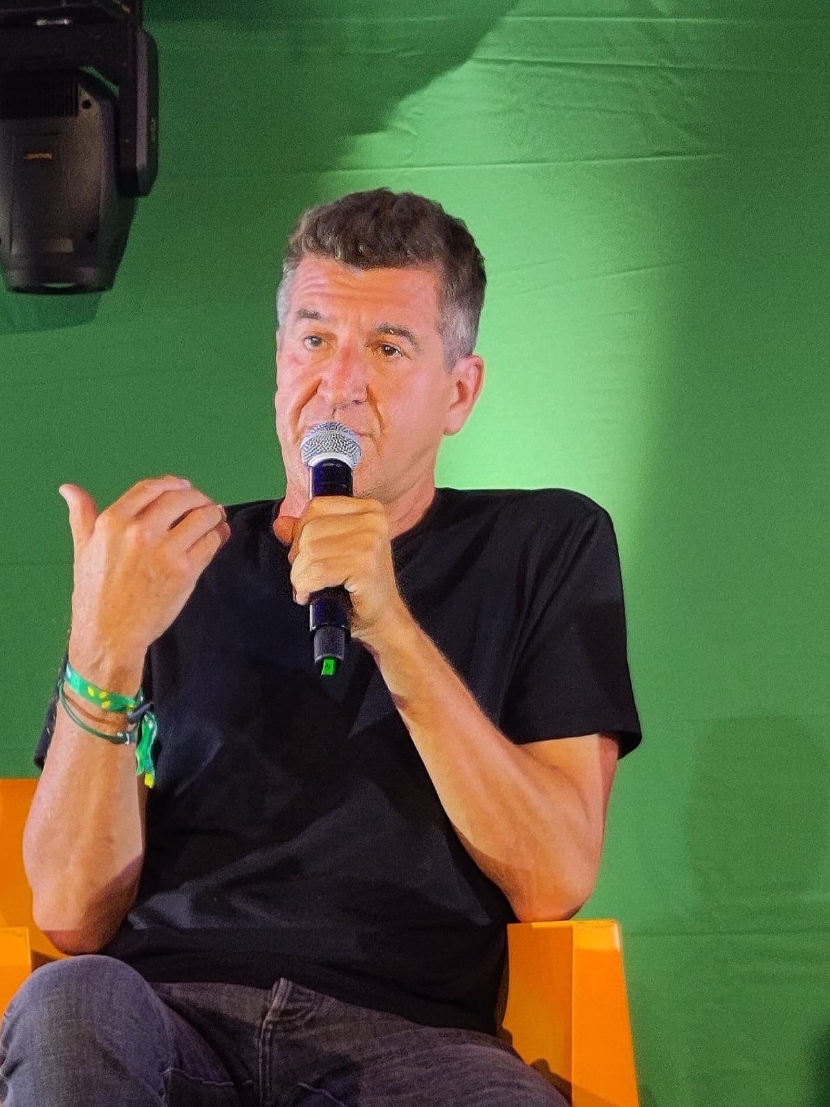 Matthieu Pigasse aux journées d’été des écologistes en août 2026.