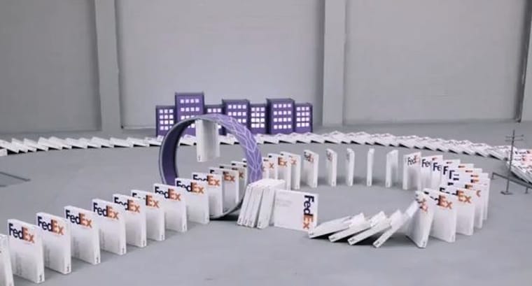 Les Dominos de FedEx