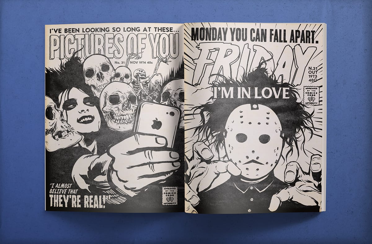 The Cure façon comic book