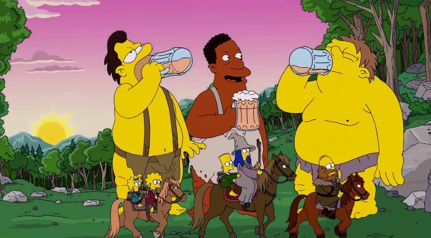 LES SIMPSONS VERSION HOBBIT