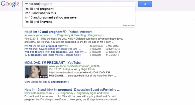 TOUTE UNE VIE SUR GOOGLE