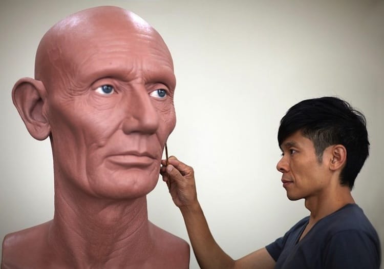 Kazuhiro Tsuji sculpte Andy Warhol, Dali et Abraham Lincoln